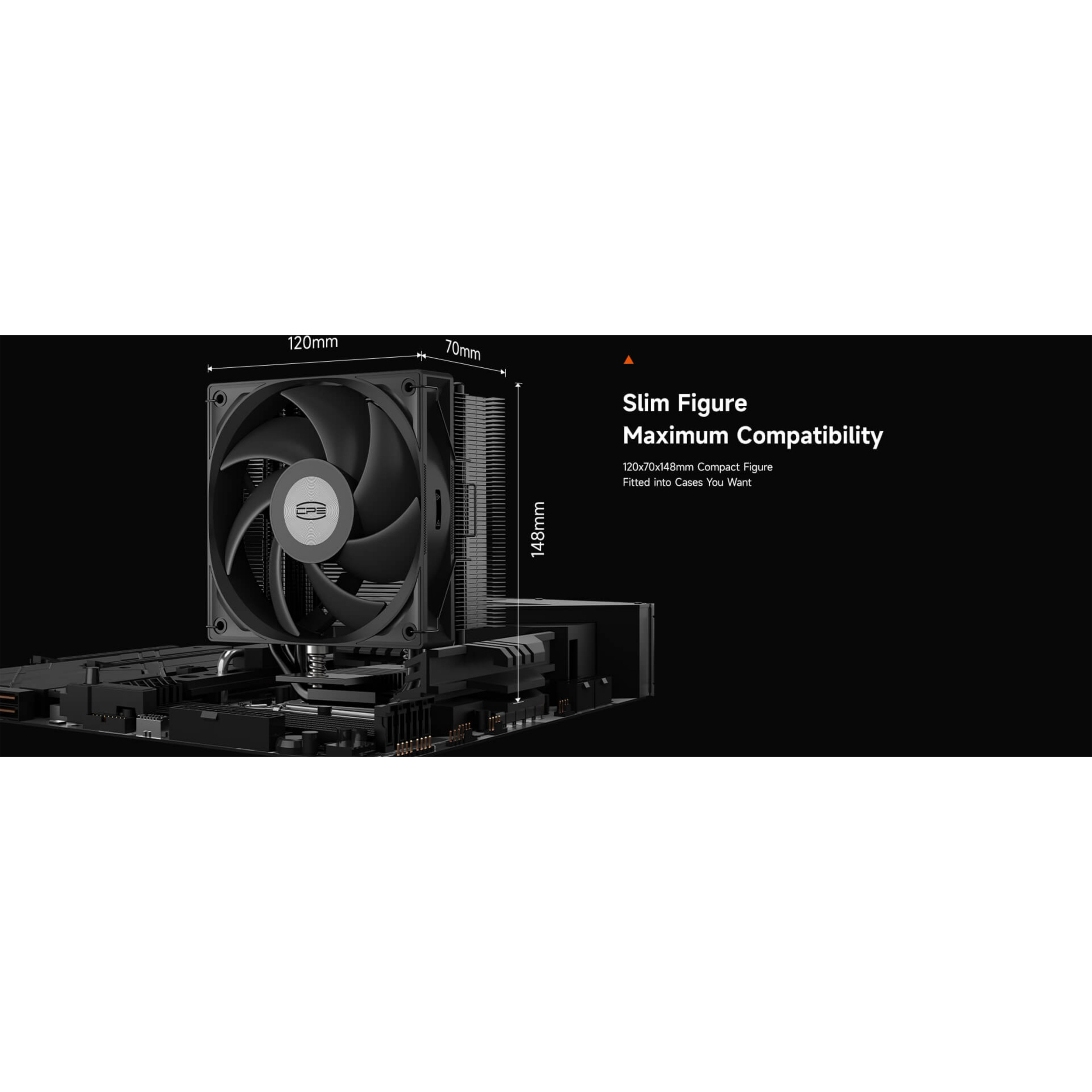 Кулер для процесора PCCOOLER RT500 Black (RT500-BKNWXX-GL)