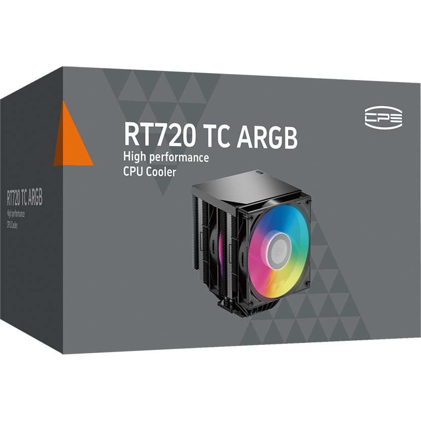 Кулер для процесора PCCOOLER RT720 TC ARGB Black (RT720TC-BKAWYX-GL)