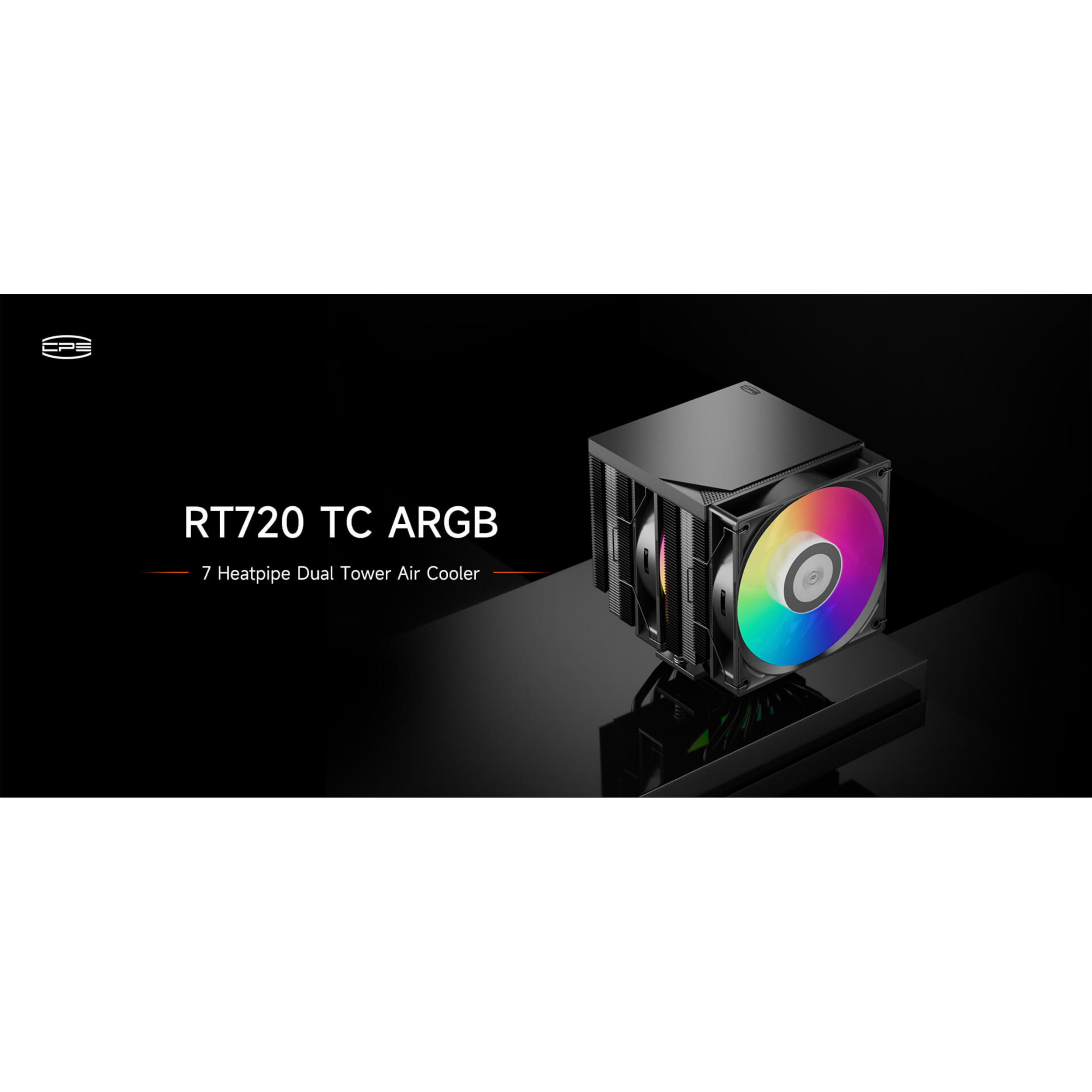 Кулер для процесора PCCOOLER RT720 TC ARGB Black (RT720TC-BKAWYX-GL)