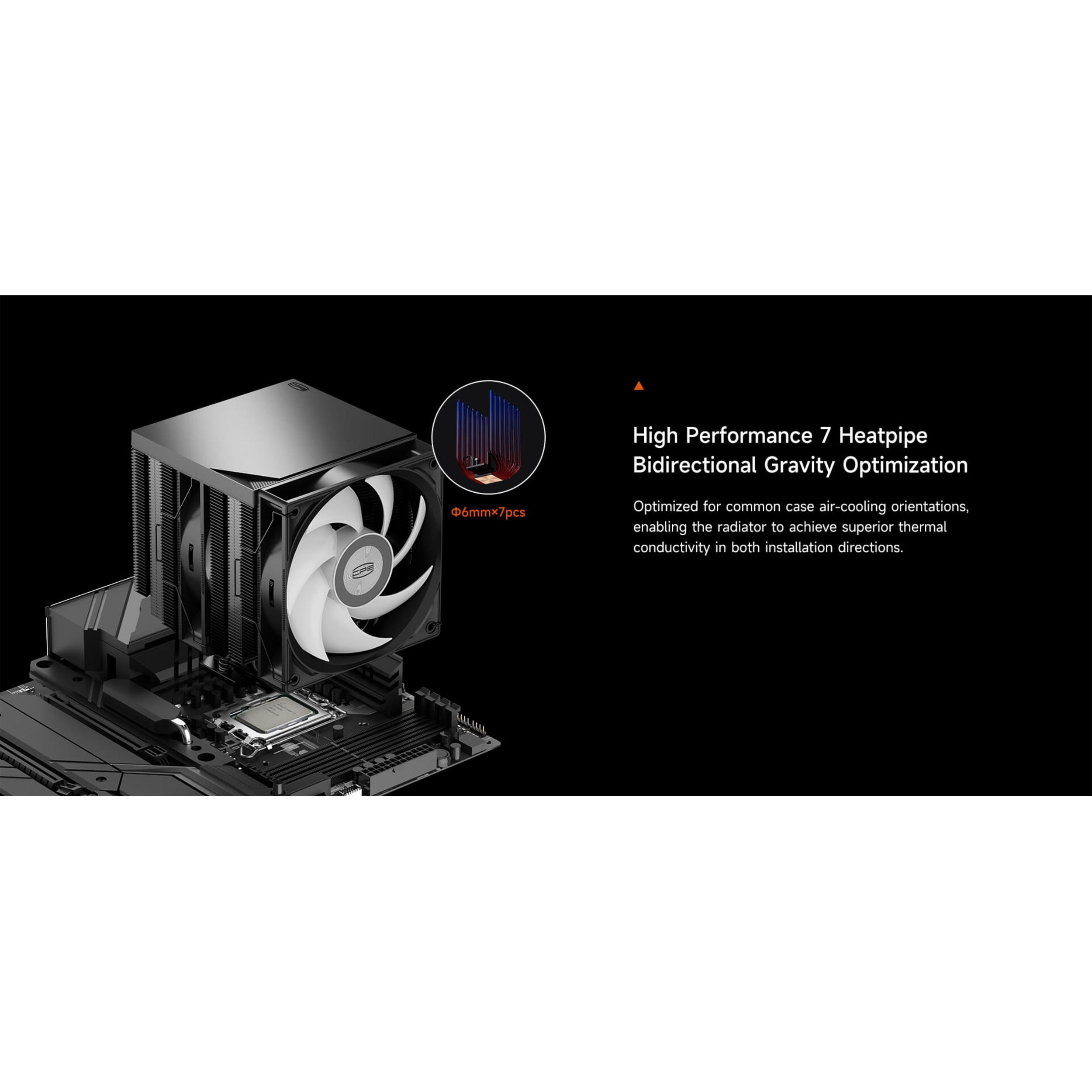 Кулер для процесора PCCOOLER RT720 TC ARGB Black (RT720TC-BKAWYX-GL)