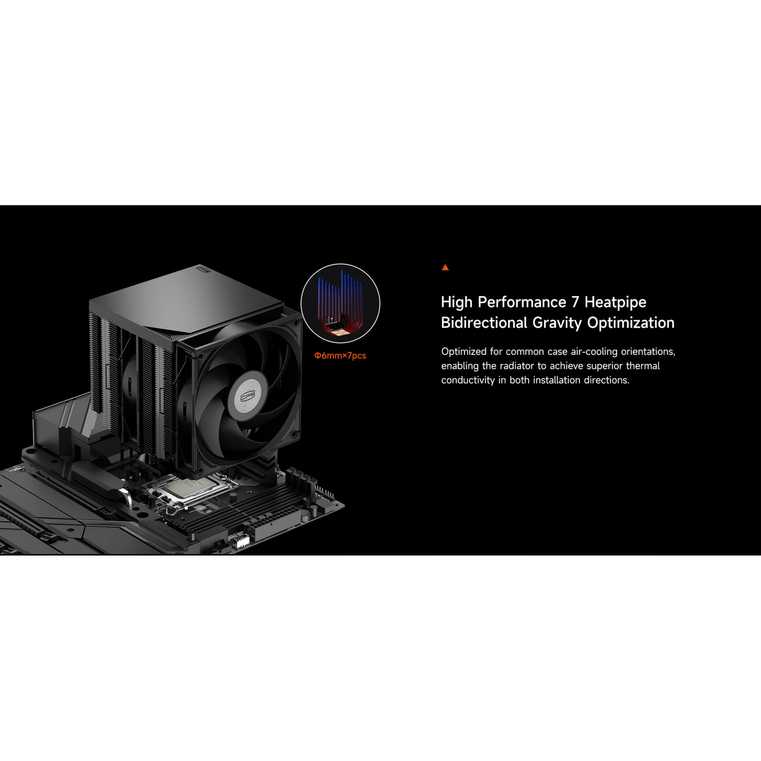 Кулер для процесора PCCOOLER RT720 TC Black (RT720TC-BKNWYX-GL)