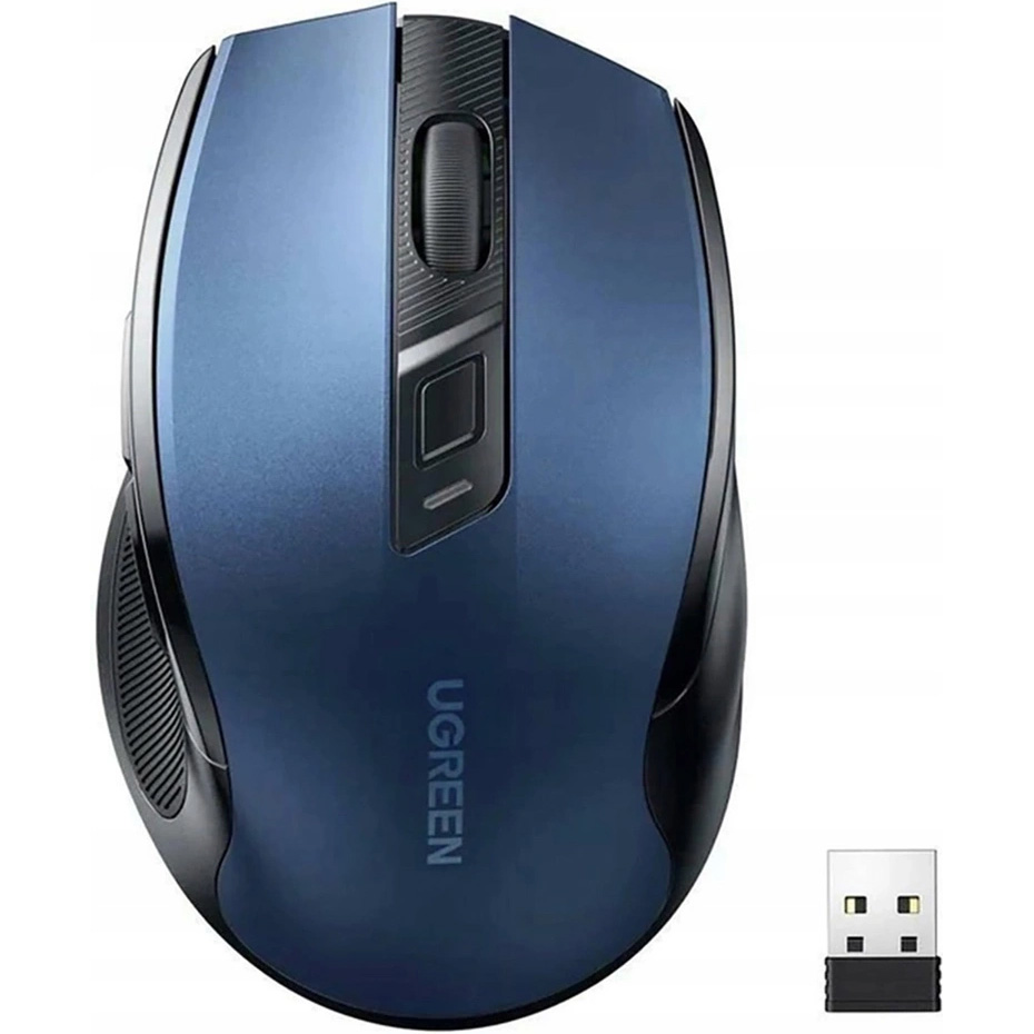 Мышь UGREEN MU006 Ergonomic Wireless Blue (25753)