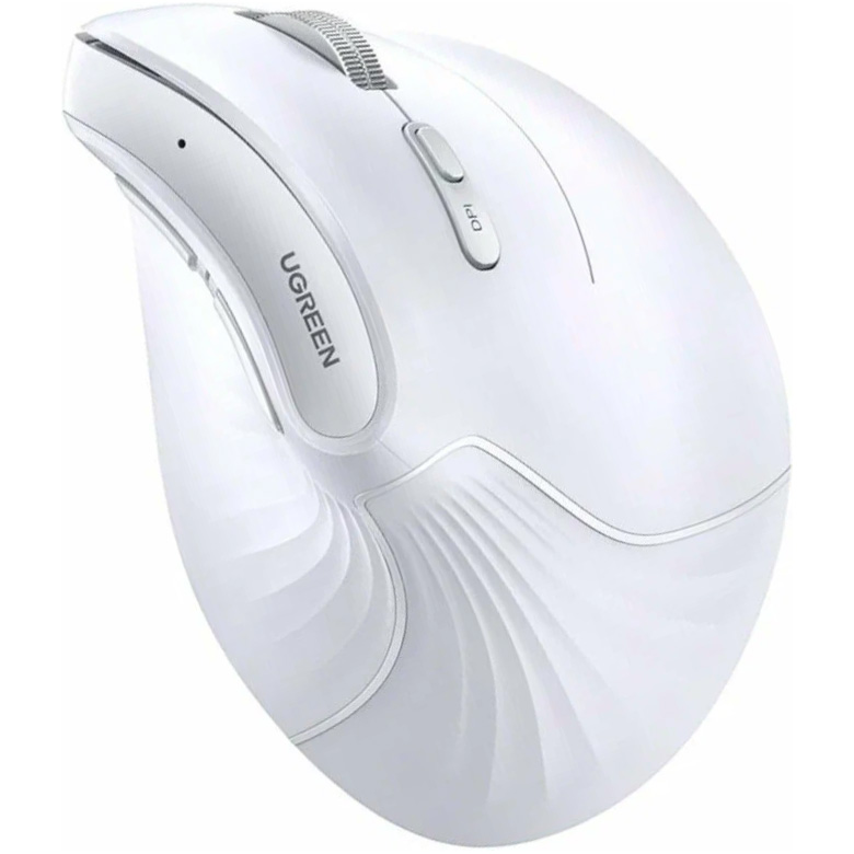 Вертикальна миша UGREEN MU008 Vertical Ergonomic White (45759)