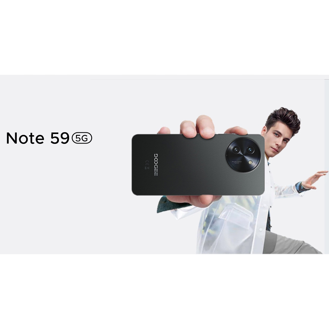 Смартфон DOOGEE Note 59 8/128GB Starry Black (6923740250297)