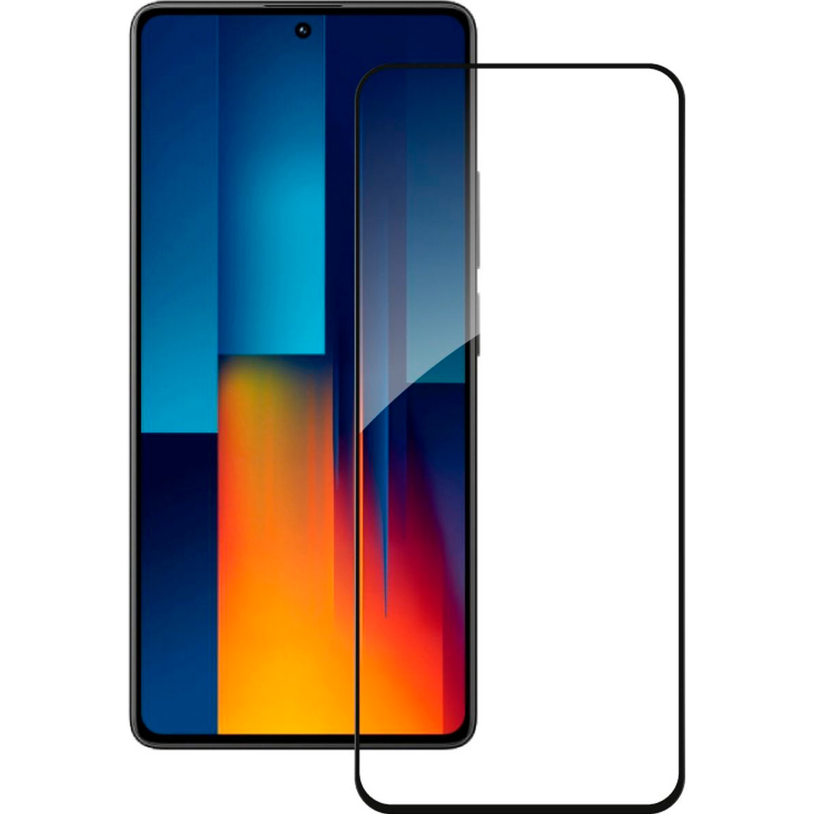 Захисне скло ACCLAB Full Glue для Poco M6 Pro