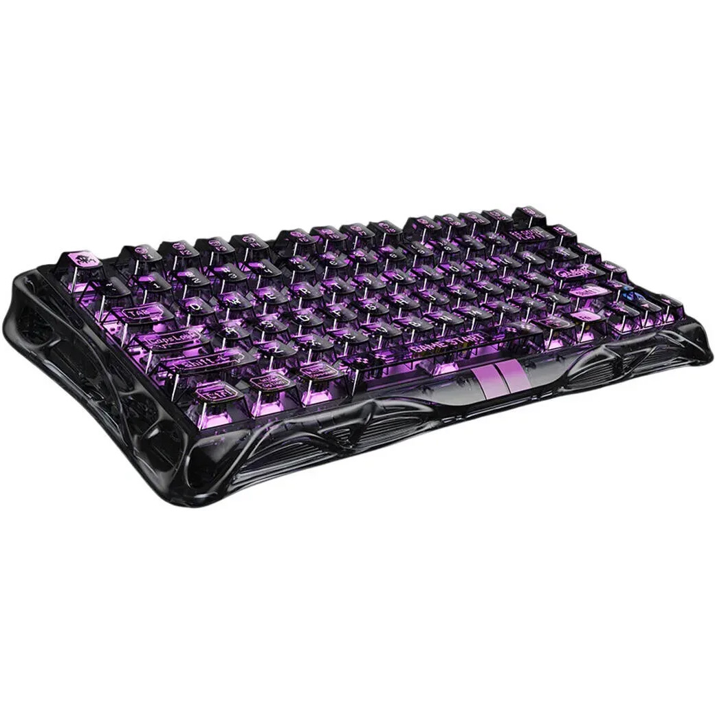 Клавиатура GRAVASTAR Mercury V75 Lite Custom Blackcore Switch Transparent Black