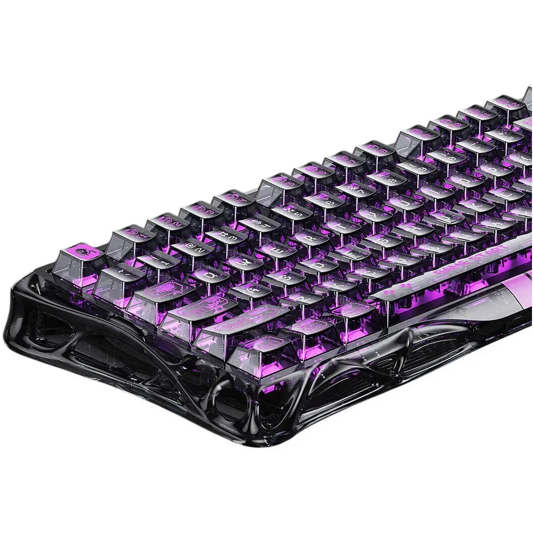 Клавиатура GRAVASTAR Mercury V75 Lite Custom Blackcore Switch Transparent Black