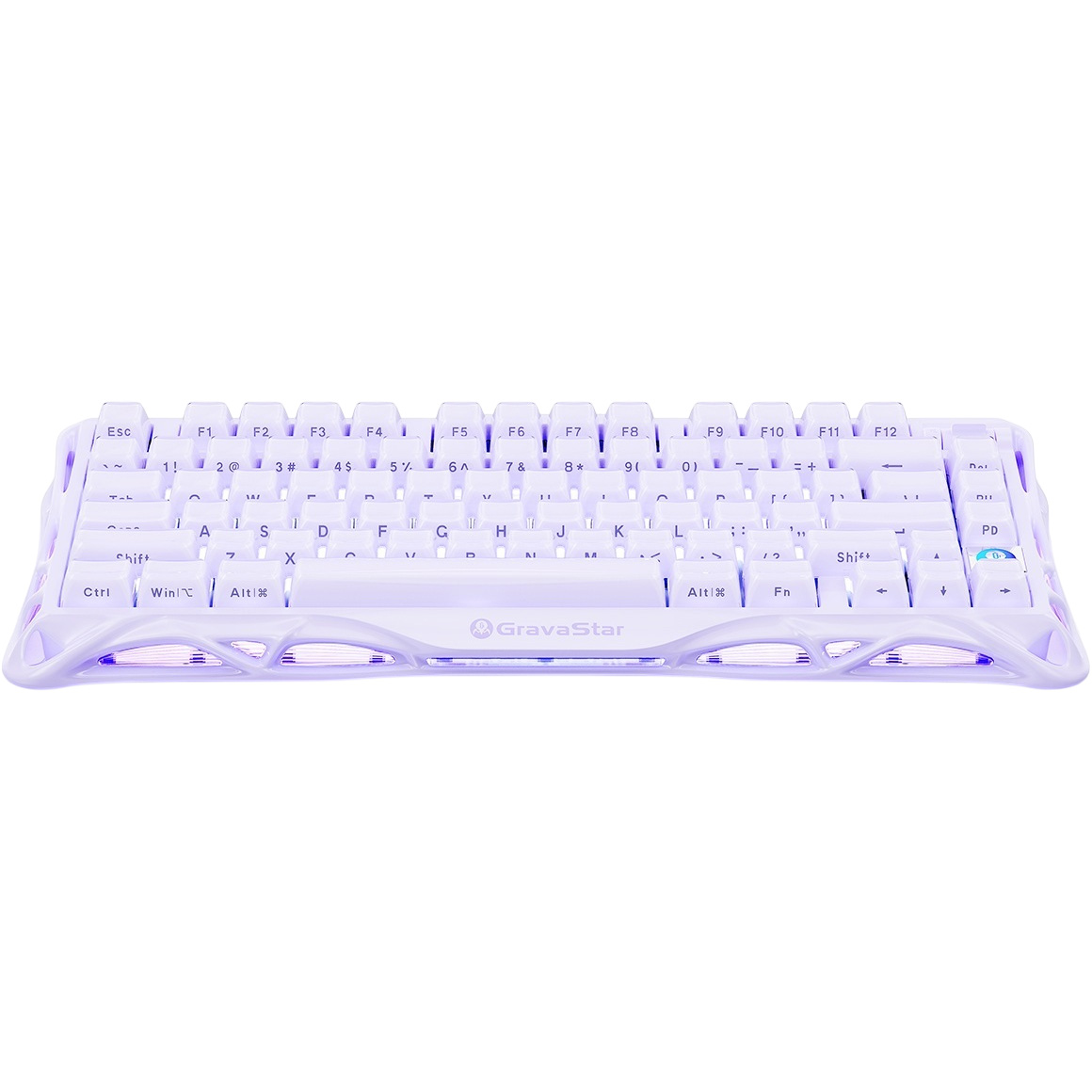 Клавиатура беспроводная GRAVASTAR Mercury K1 Lavender Purple