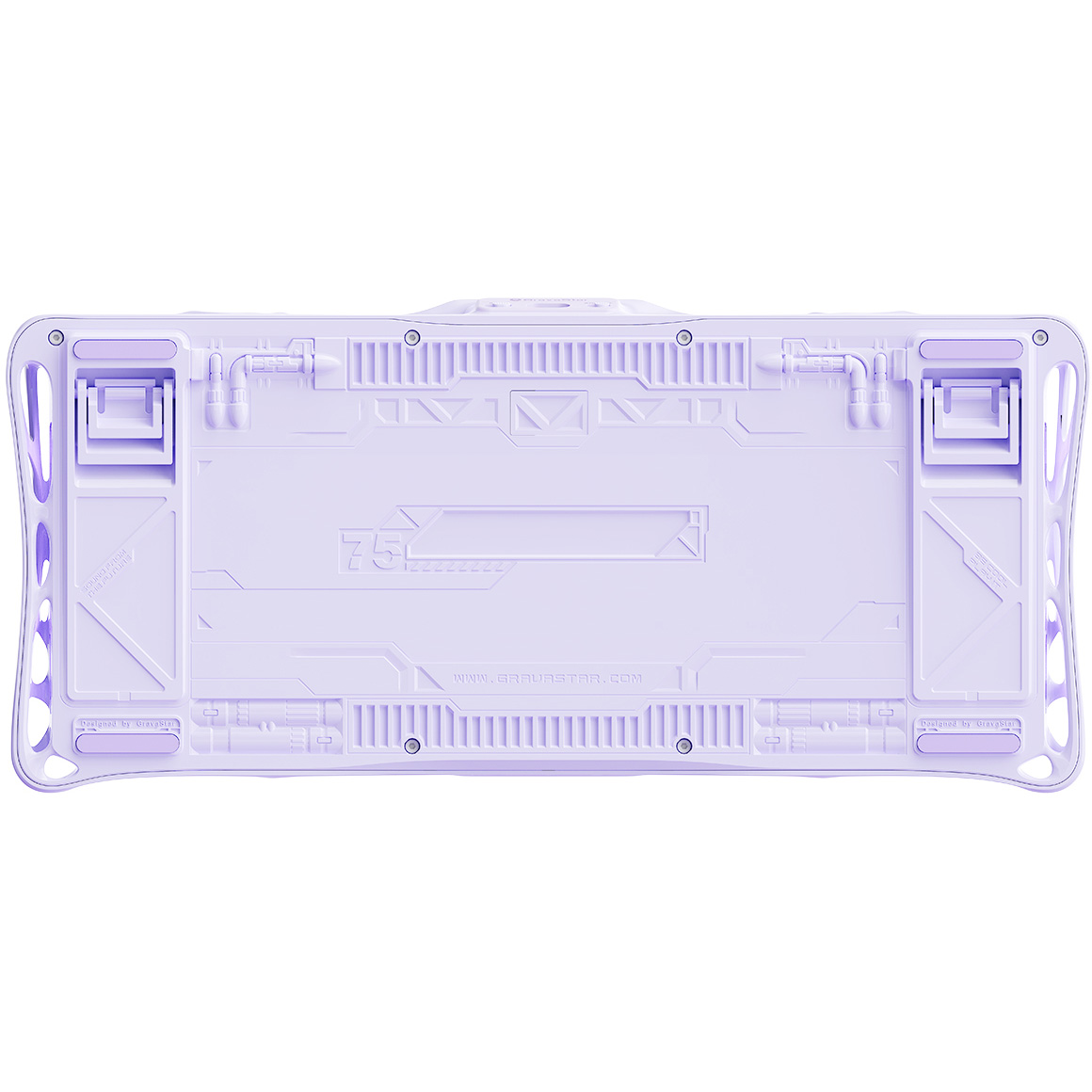 Клавиатура беспроводная GRAVASTAR Mercury K1 Lavender Purple