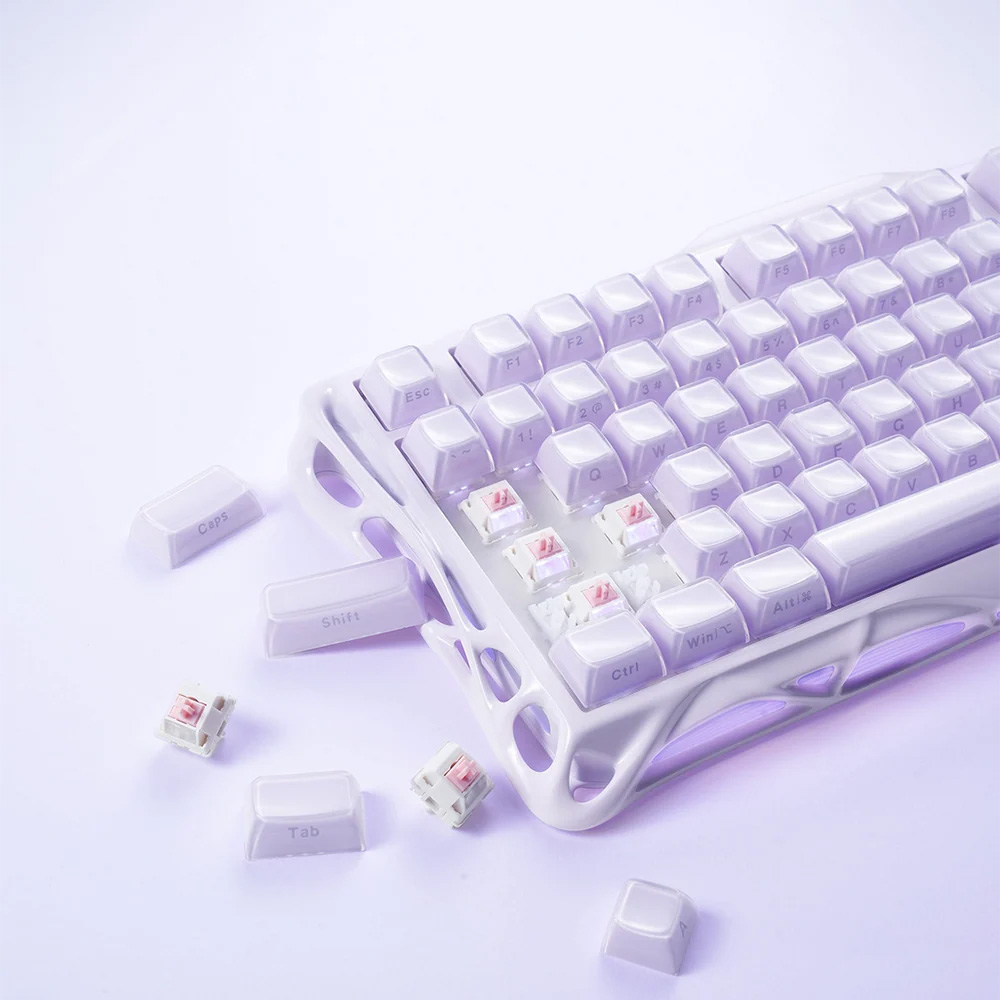 Клавиатура беспроводная GRAVASTAR Mercury K1 Lavender Purple