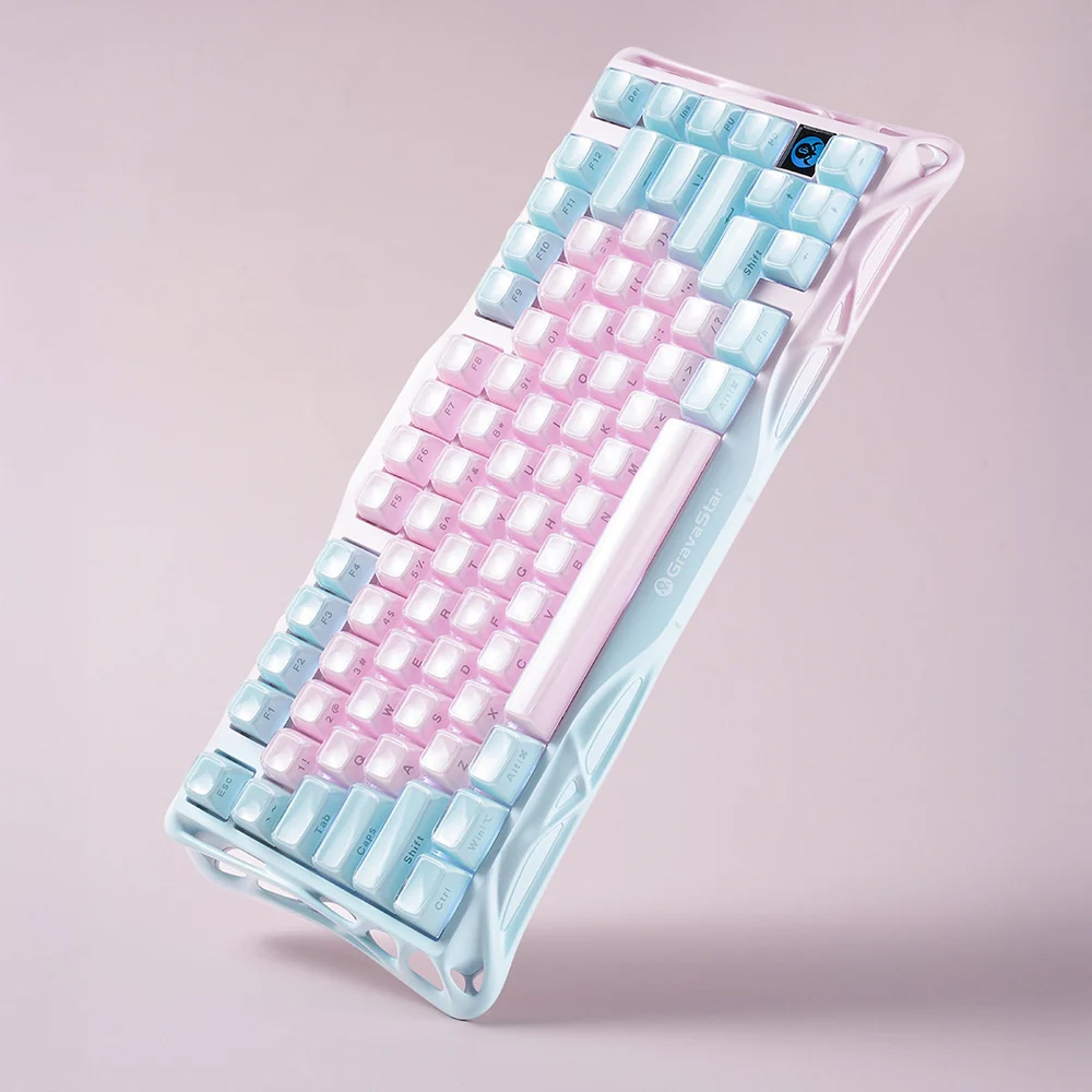 Клавиатура беспроводная GRAVASTAR Mercury K1 Lite Special Edition Lumen Rose