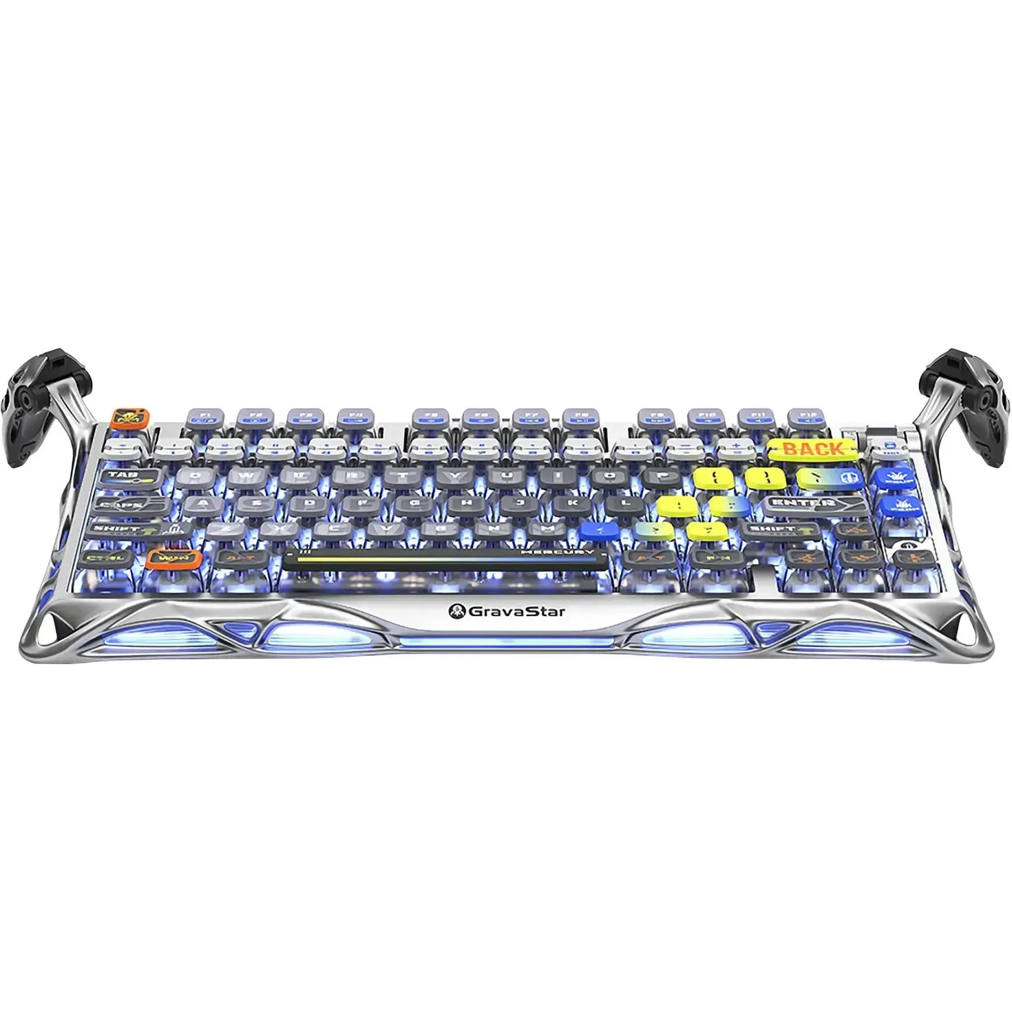 Клавиатура беспроводная GRAVASTAR Mercury K1 Pro Interstellar Silver