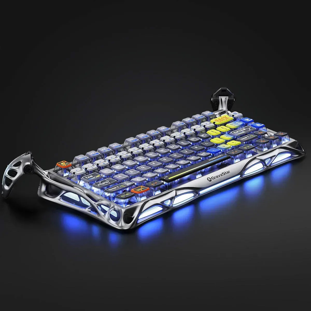 Клавиатура беспроводная GRAVASTAR Mercury K1 Pro Interstellar Silver