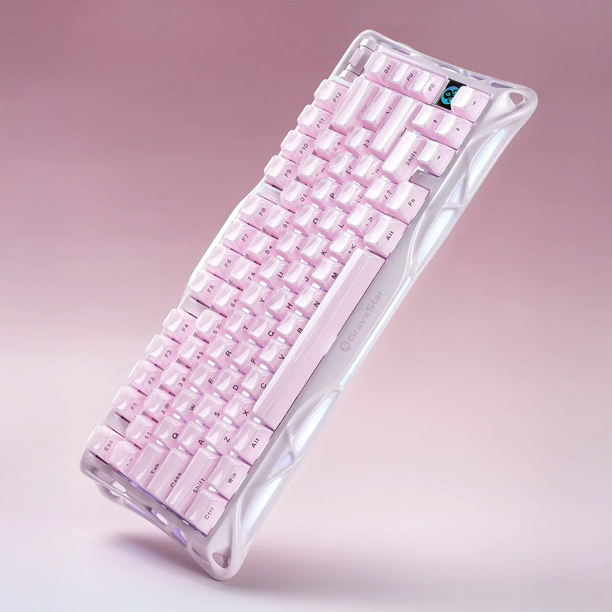 Клавиатура беспроводная GRAVASTAR Mercury K1 Special Edition Sakura Pink