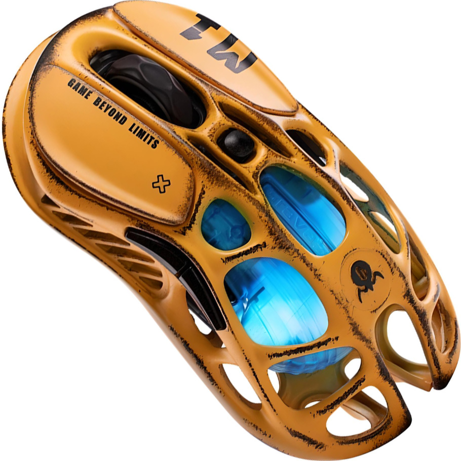 Мышь игровая GRAVASTAR Mercury M1 Pro Battle-Worn Yellow