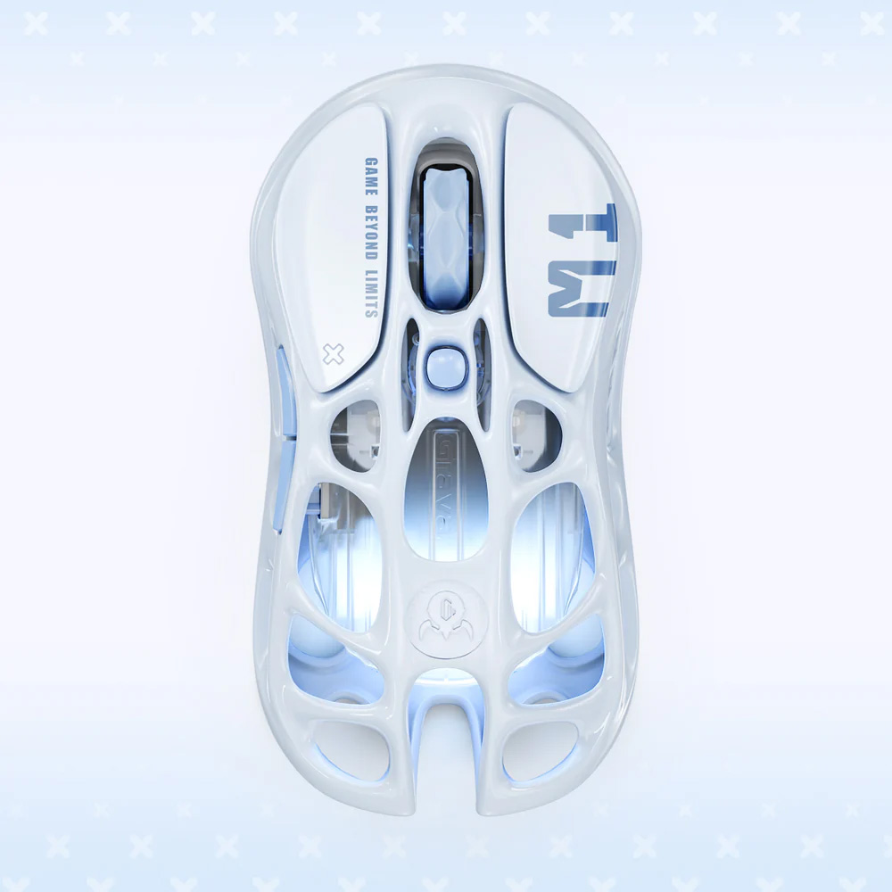 Мышь игровая GRAVASTAR Mercury M1 Pro Special Edition Ice Blue