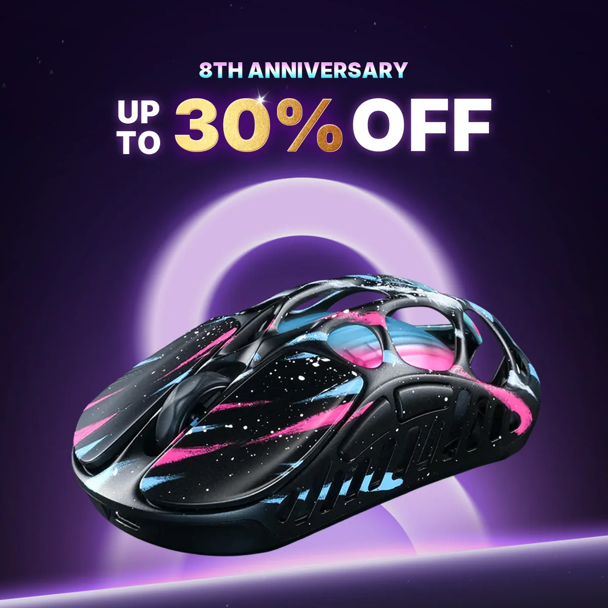 Мышь игровая GRAVASTAR Mercury X Pro Special Edition Neon Graffiti