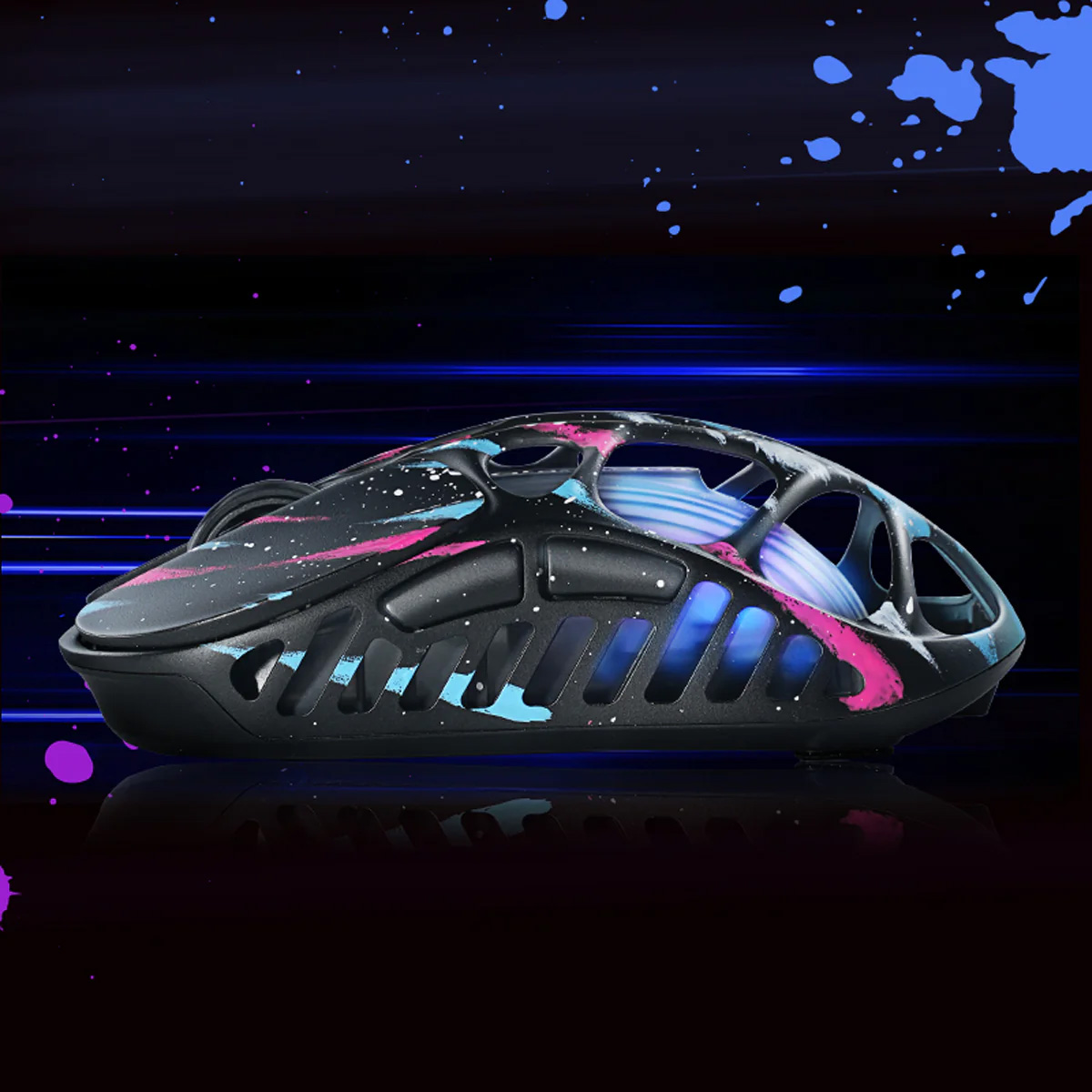 Мышь игровая GRAVASTAR Mercury X Pro Special Edition Neon Graffiti