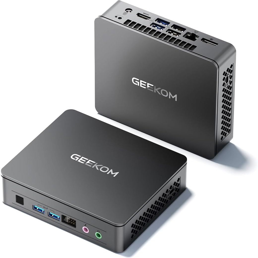 Неттоп GEEKOM Mini Air12 Lite (N95/8GB/SSD 256GB/WF5/ВТ/W11P) (GMAIR12LITEN95 -8256-EU)