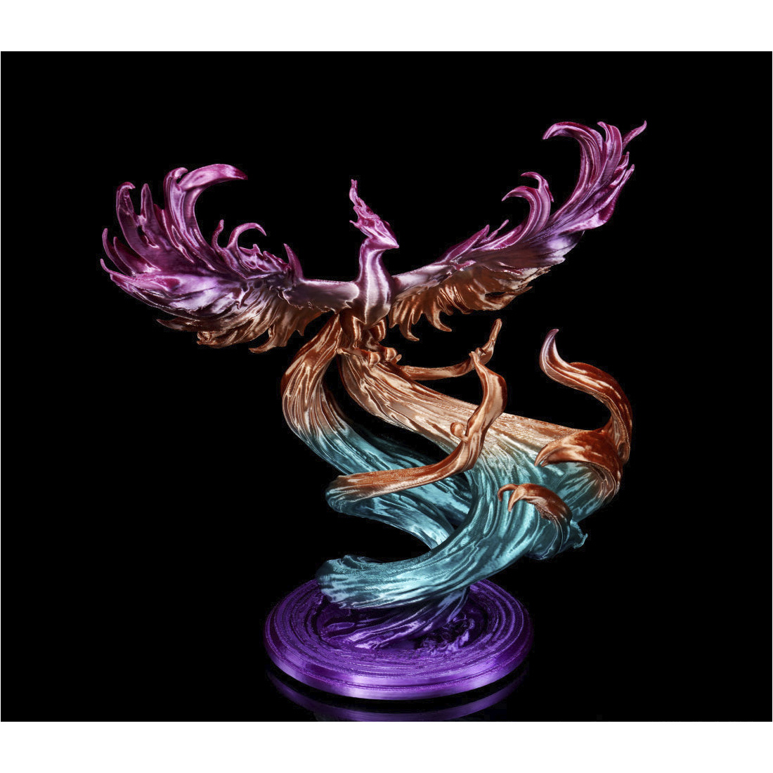 Пластик (філамент) для 3D принтера BAMBU LAB PLA Silk Multi-Color 1.75mm, 1кг, Neon City