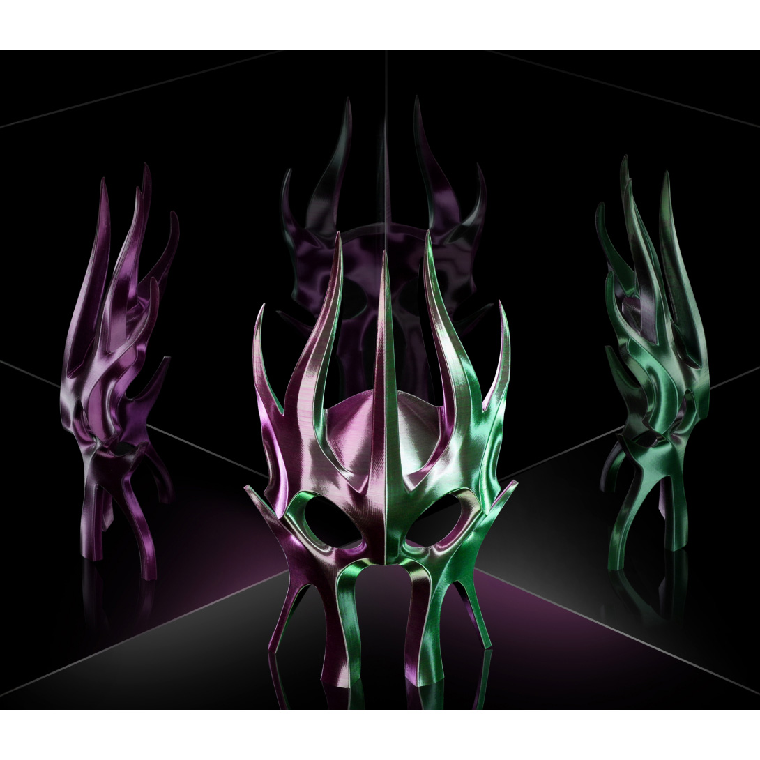 Пластик (філамент) для 3D принтера BAMBU LAB PLA Silk Multi-Color 1.75mm, 1кг, Aurora Purple
