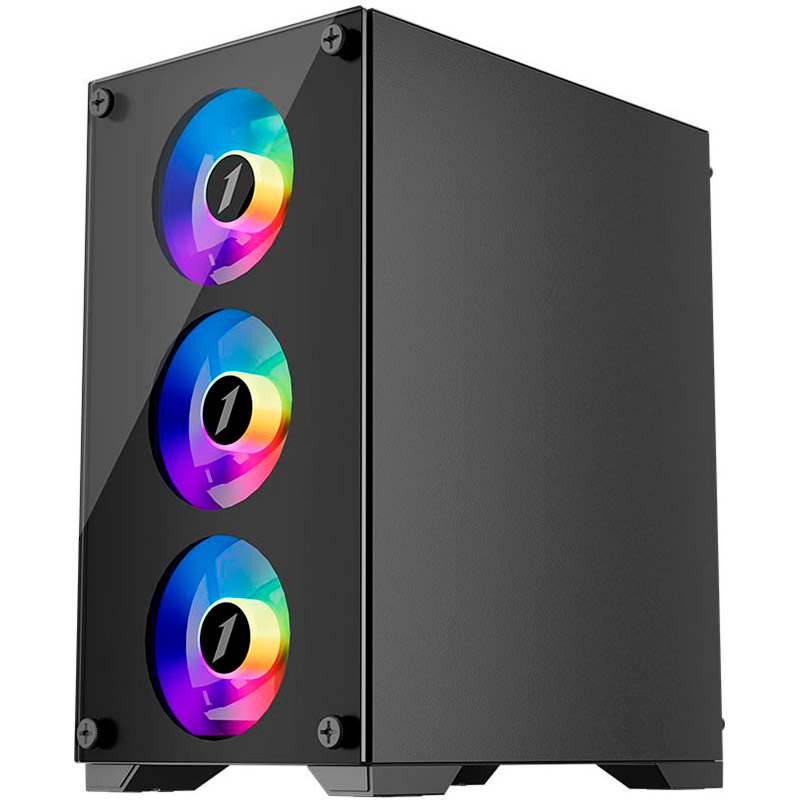 Корпус 1STPLAYER Firebase X2-M 4F1 Black 600W
