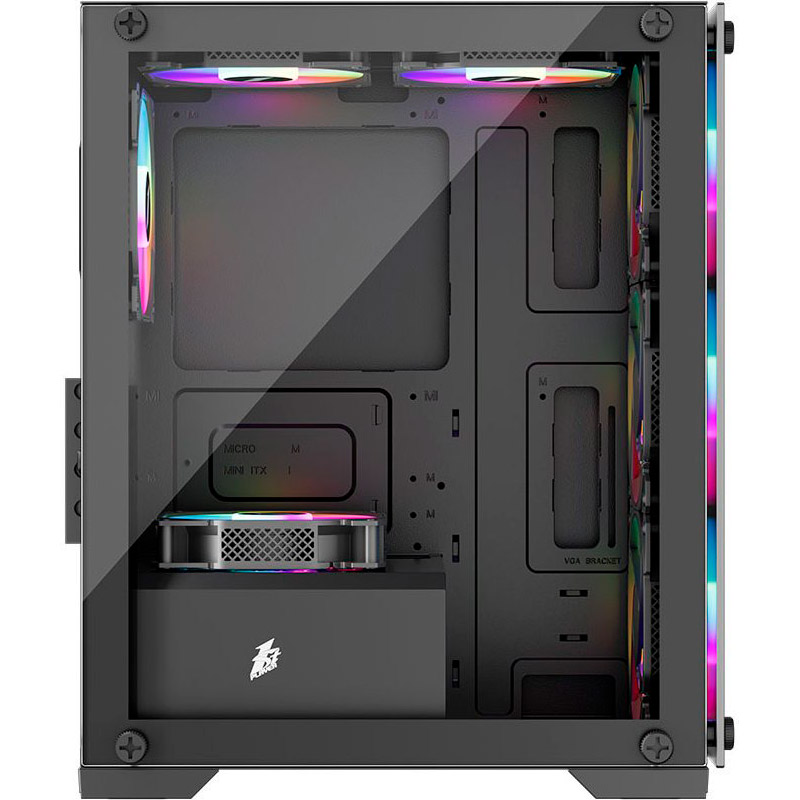 Корпус 1STPLAYER Firebase X2-M 4F1 Black 600W