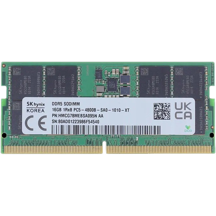 Модуль памяти HYNIX SO-DIMM DDR5 5600MHz 16GB (HMCG78AGBSA095N)