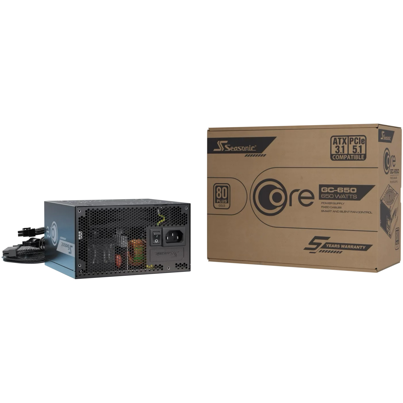 Блок живлення 650W SEASONIC Core GC-650 ATX 3.1