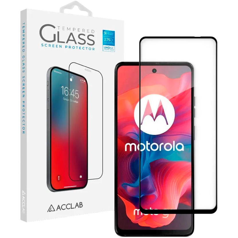 Захисне скло ACCLAB Full Glue для Motorola Moto G04