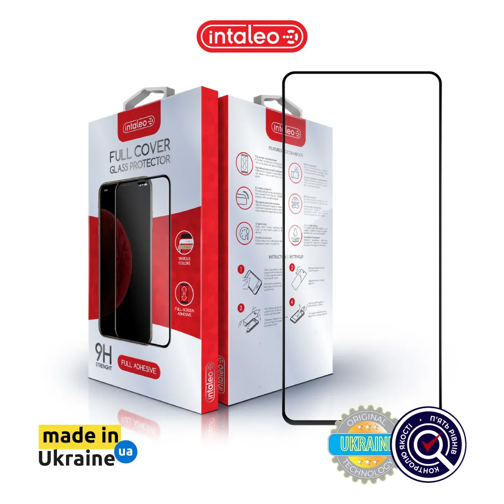 Защитное стекло INTALEO Full Glue для Redmi Note 13 4G