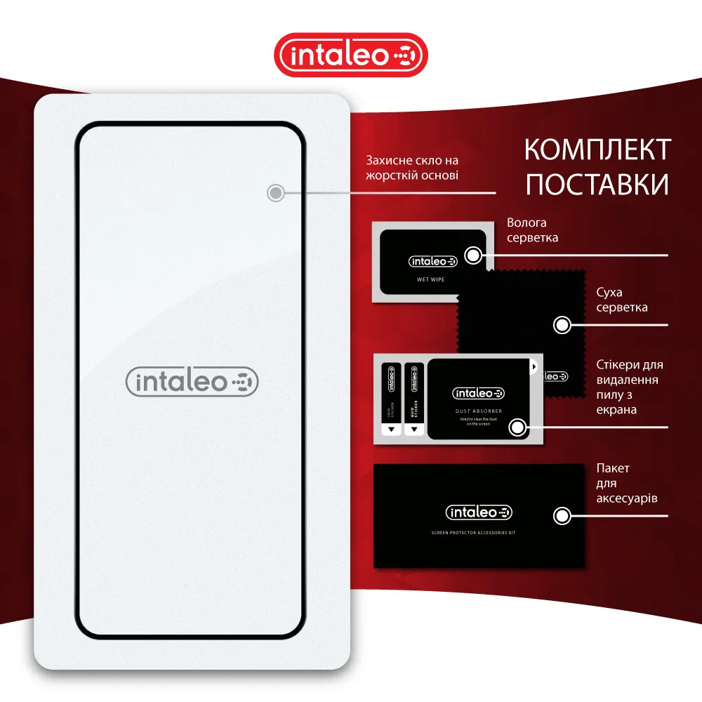 Защитное стекло INTALEO Full Glue для Redmi Note 14 4G