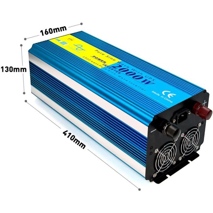 Інвертор напруги CHOETECH INV-C2000WUPS-EU 12V/220V 2000W
