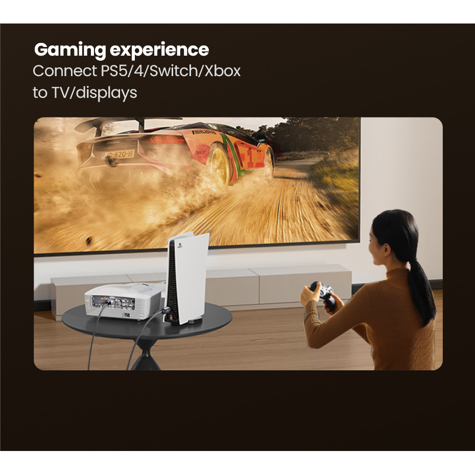 Кабель UGREEN HD171 HDMI v2.1 2м Gray (25910)
