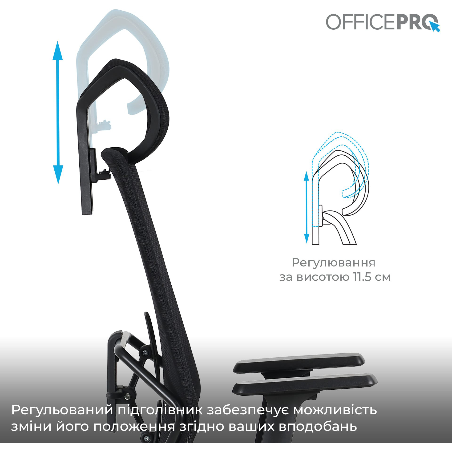 Кресло офисное OFFICEPRO Fusion OC577 Black