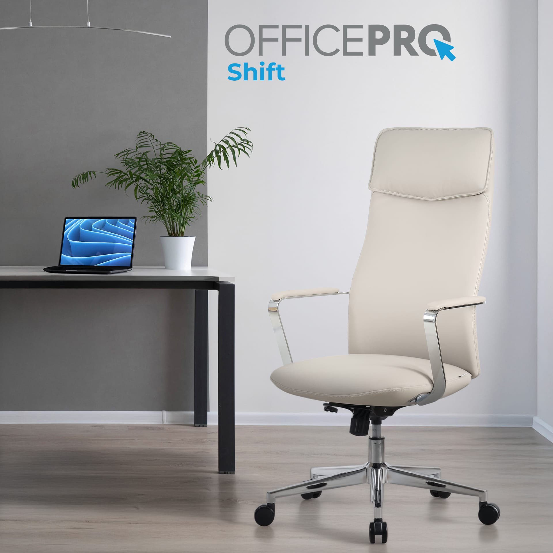 Крісло офісне OFFICEPRO Shift OC533 Gray