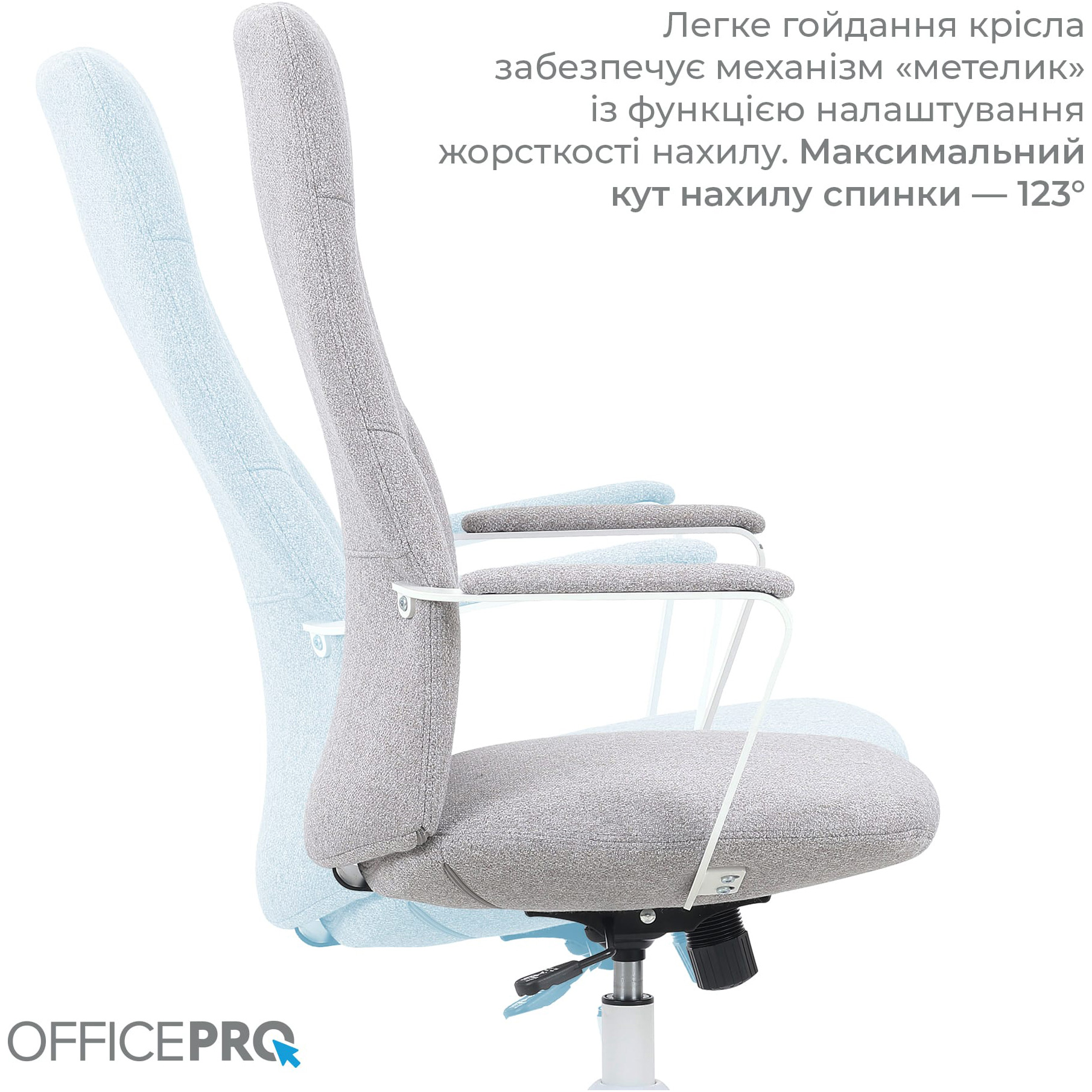 Кресло офисное OFFICEPRO Shift OC545 Gray