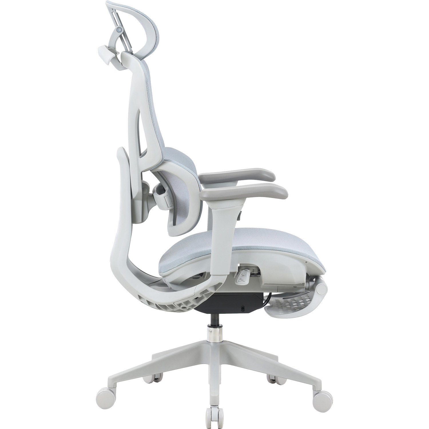 Кресло руководителя OFFICEPRO Elite OC950 Gray/Light Blue