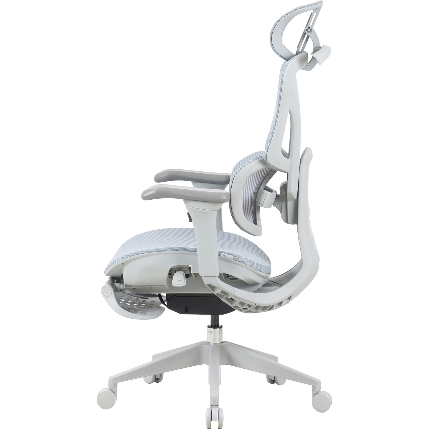 Кресло руководителя OFFICEPRO Elite OC950 Gray/Light Blue