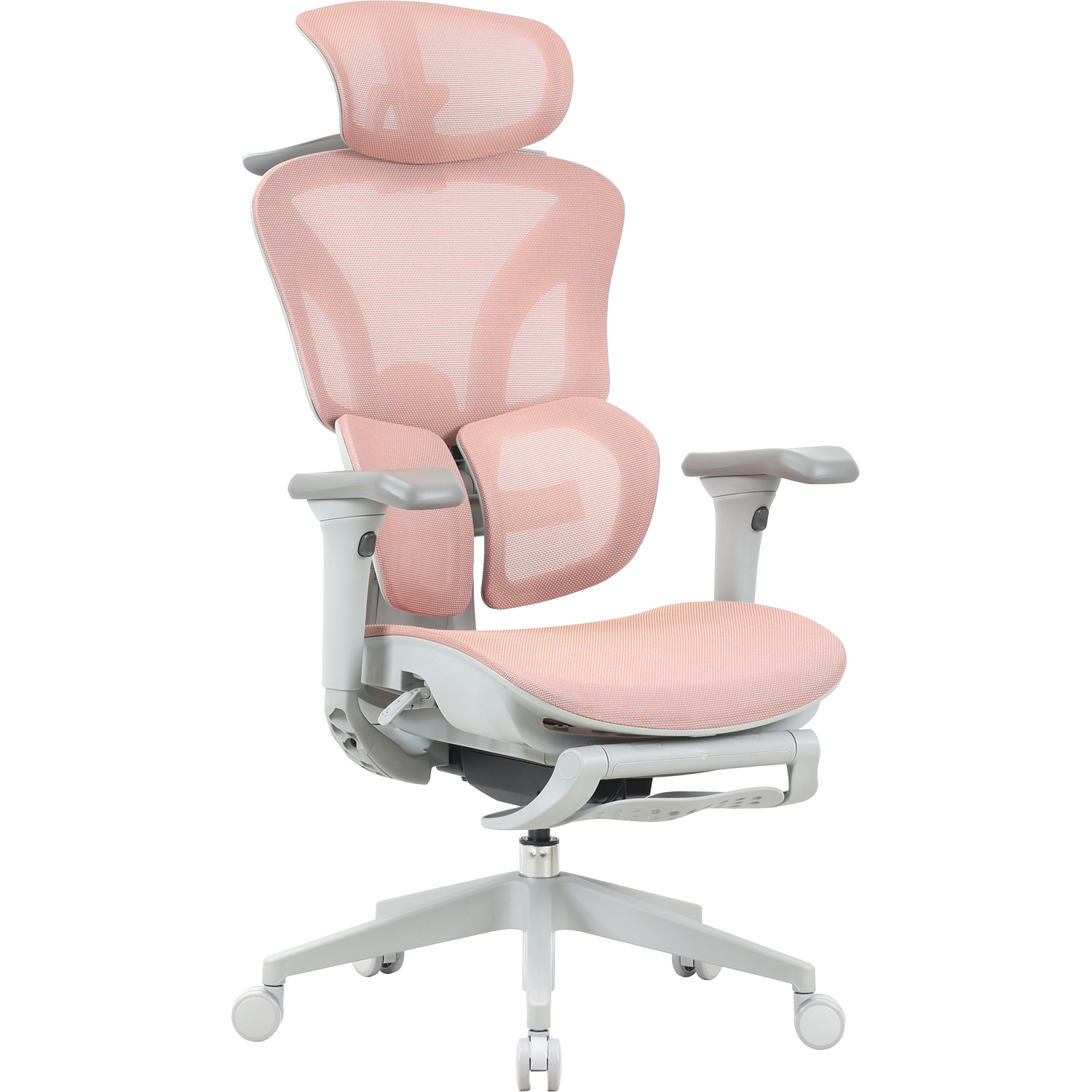 Кресло руководителя OFFICEPRO Elite OC950 Gray/Light Pink