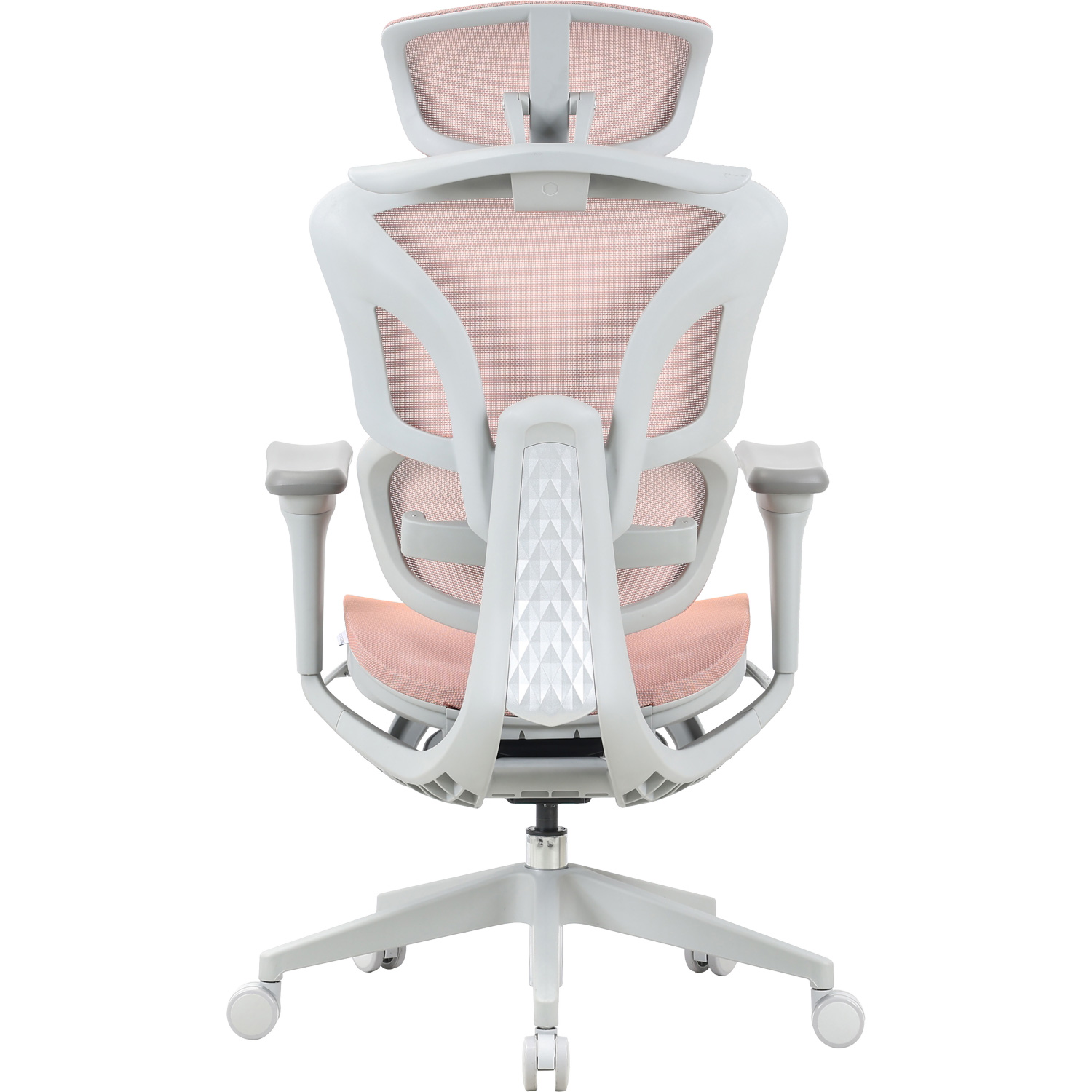 Кресло руководителя OFFICEPRO Elite OC950 Gray/Light Pink