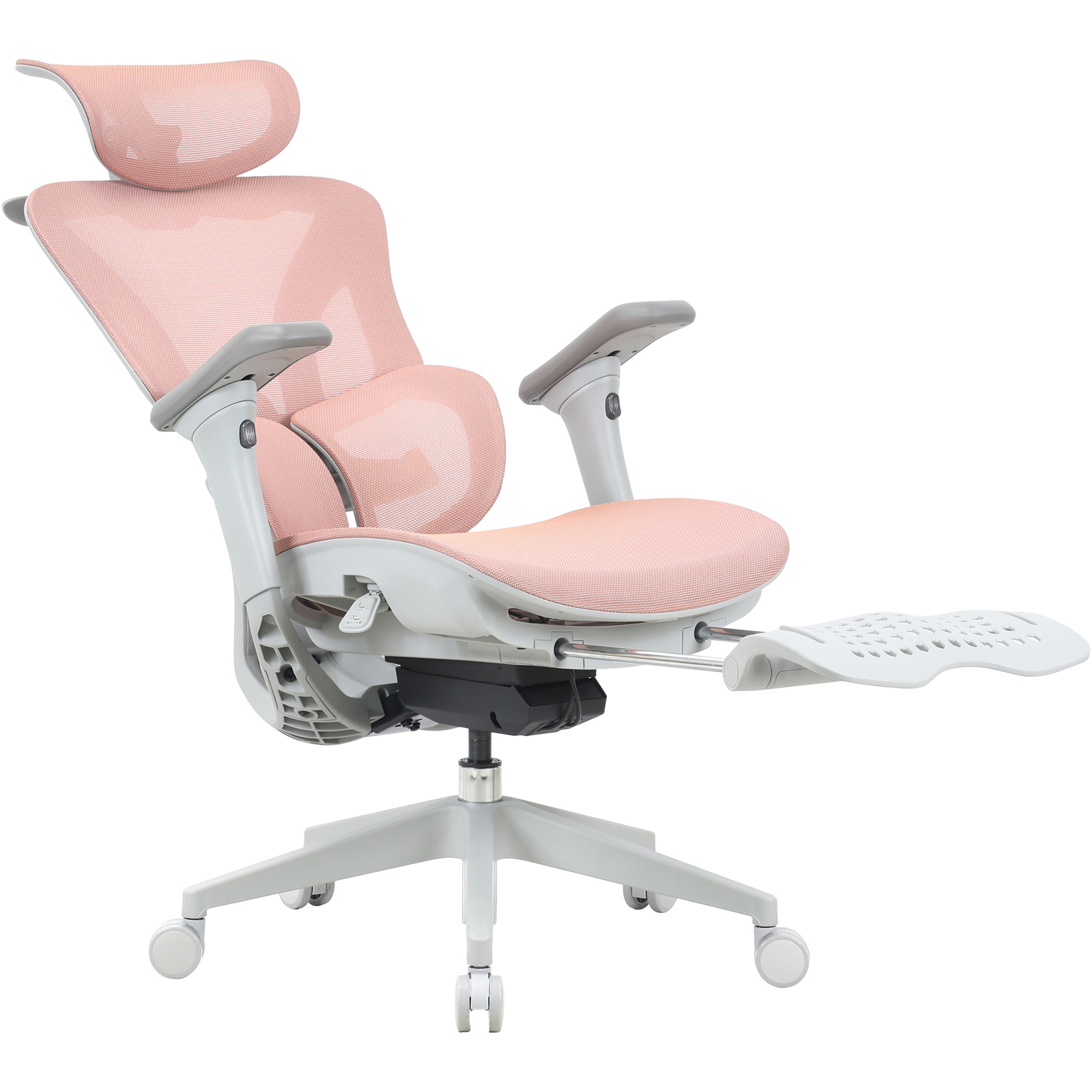 Кресло руководителя OFFICEPRO Elite OC950 Gray/Light Pink
