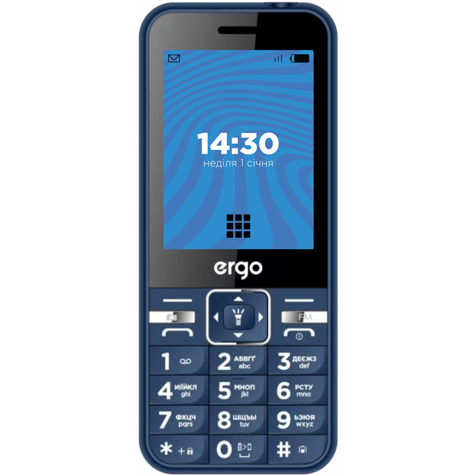Мобильный телефон ERGO E281 Blue