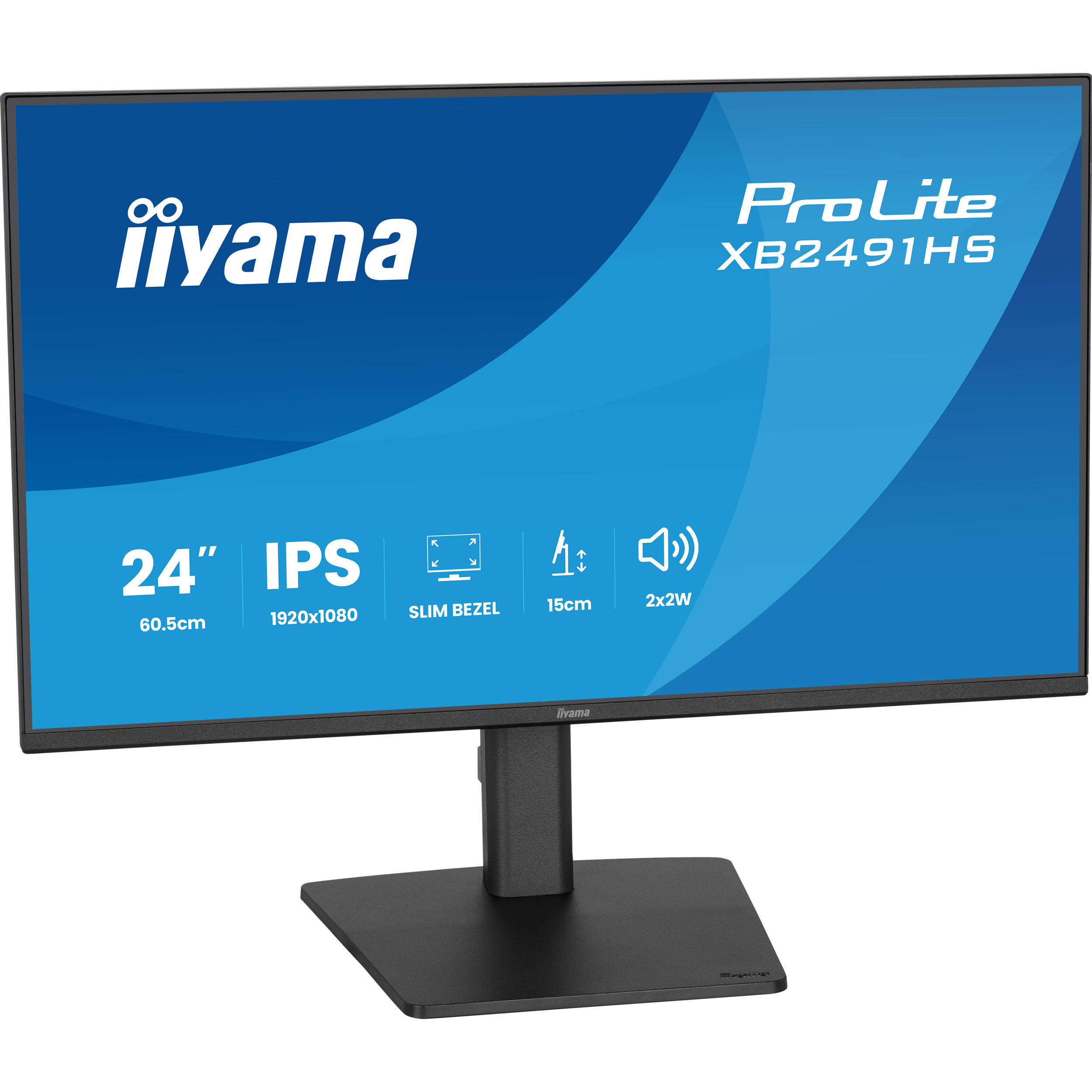 Монитор 23.8" IIYAMA ProLite XB2491HS-B1