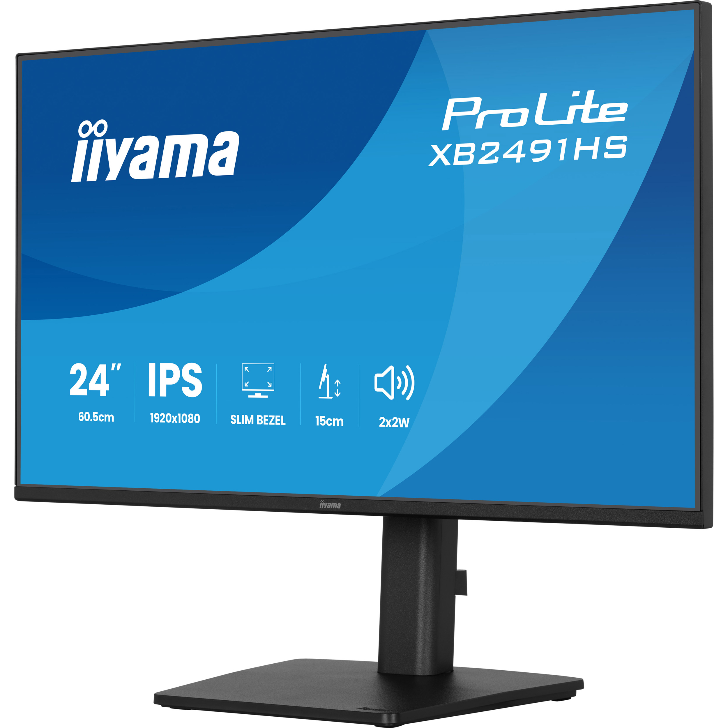 Монитор 23.8" IIYAMA ProLite XB2491HS-B1