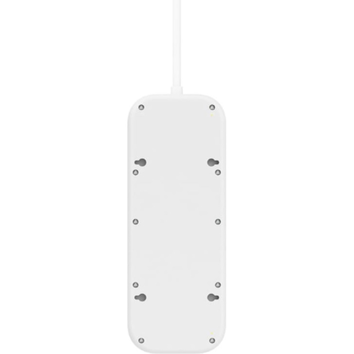 Мережевий фільтр BELKIN SRB002 White, 6 розеток, 1xUSB-C, 1xUSB, 2м (SRB002CA2M)