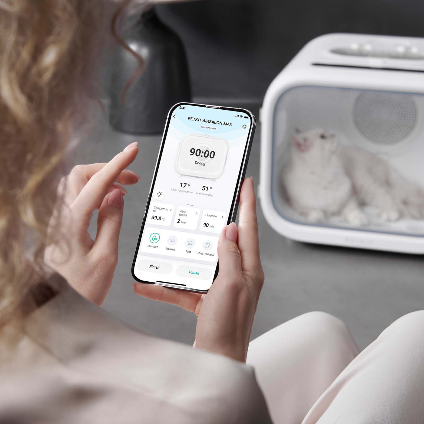 Розумна сушарка для домашніх тварин PETKIT AirSalon Max (PD10)