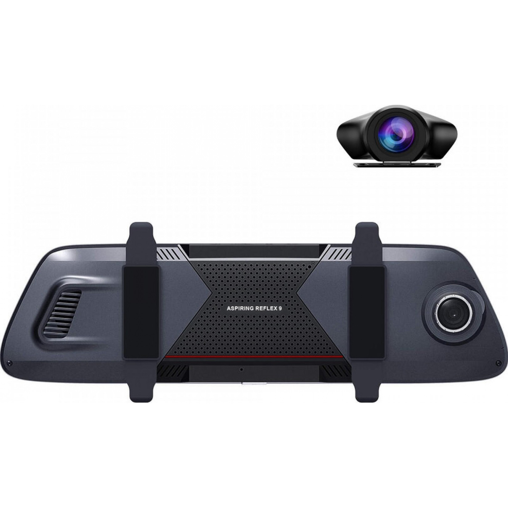 Автомобильный видеорегистратор-зеркало с камерой заднего вида ASPIRING Reflex 9 Dual FHD (RE090SK)