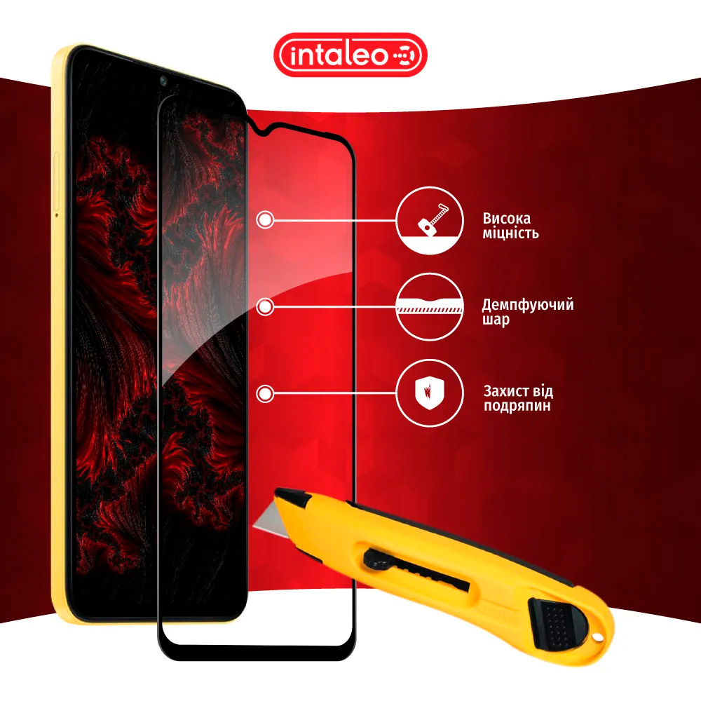 Защитное стекло INTALEO Full Glue для Poco M5