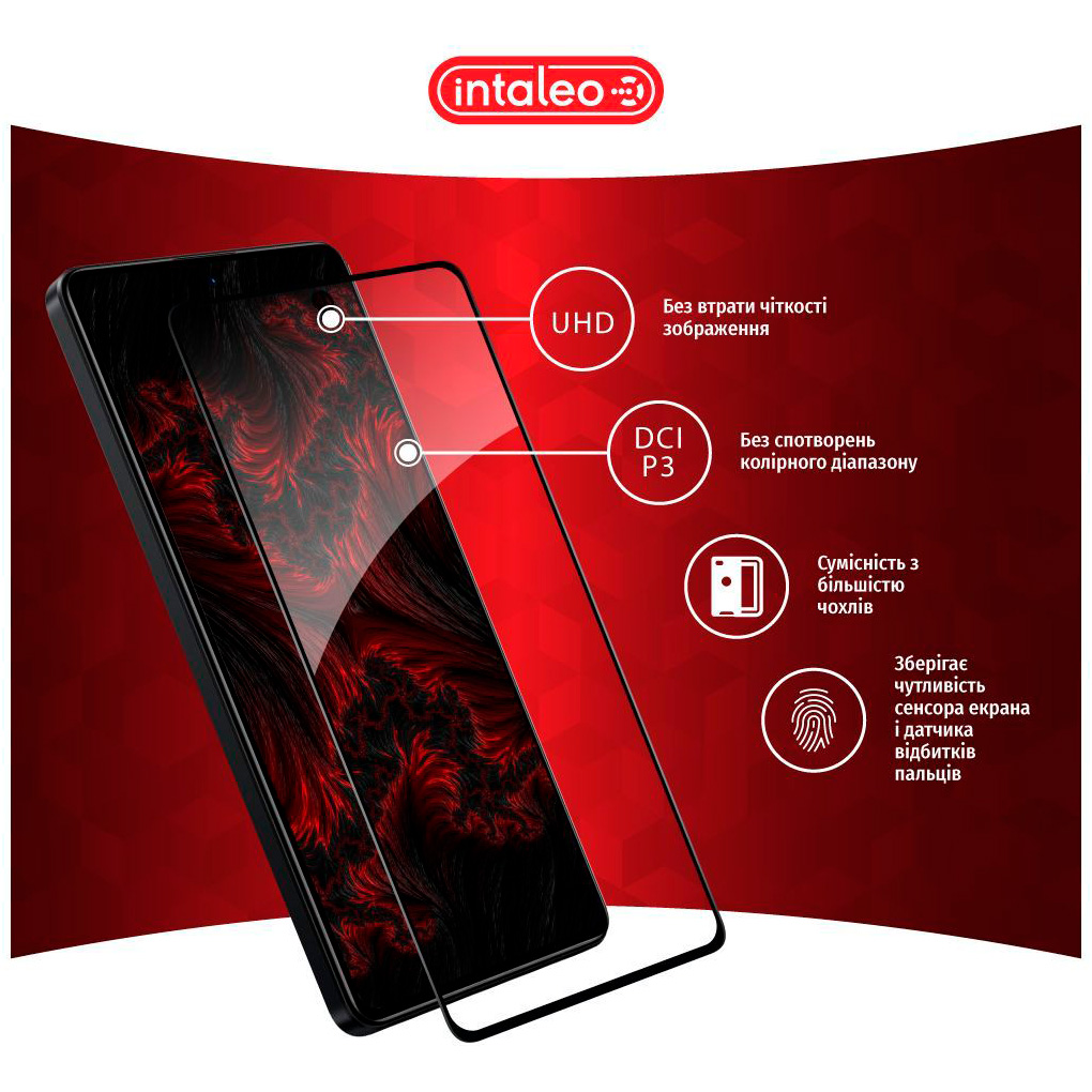 Защитное стекло INTALEO Full Glue для Poco X5 Pro